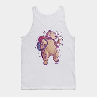 Beary Adventurous the Curious Bear Hiker Tank Top